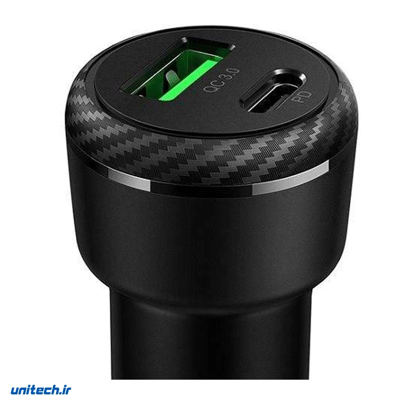 شارژر فندکی فست شارژ مک دودو CC5970 QC3.0 2.4A PD 38W4